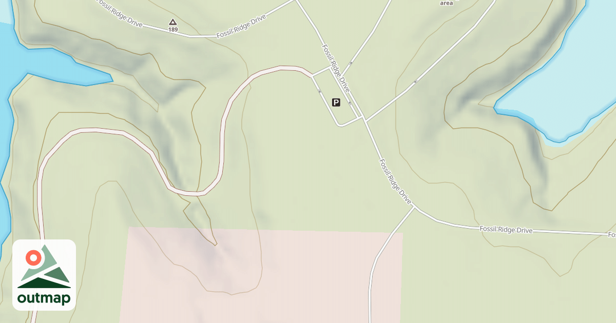 Map of Pee Wee Practice Area