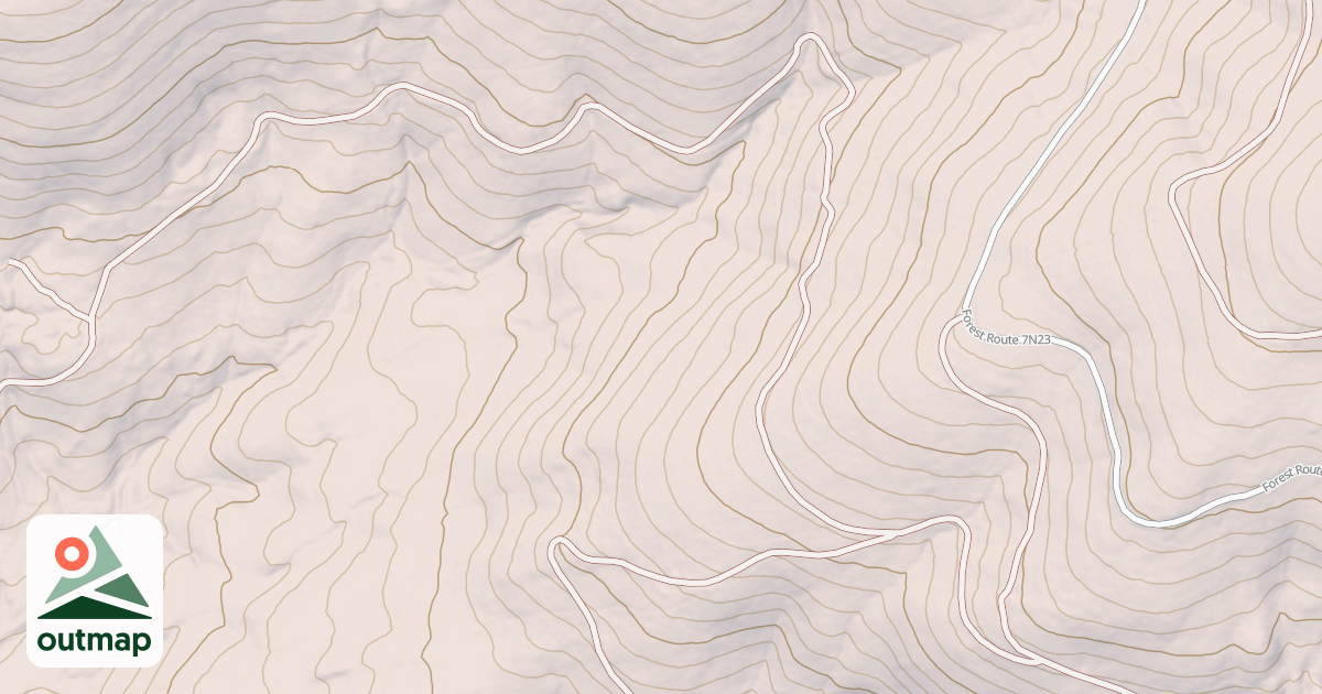Map of USFS Motor Vehicle Use Map Roads {52D110C8-9A58-4DC5-B3C5-53CE1204DFD2}