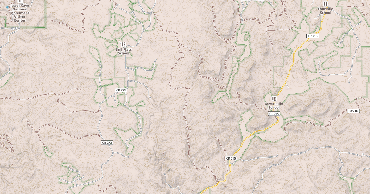 Map preview of GRIFFIS CANYON
