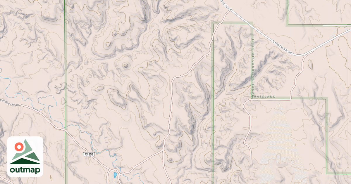 Map of (FDR) 852A1