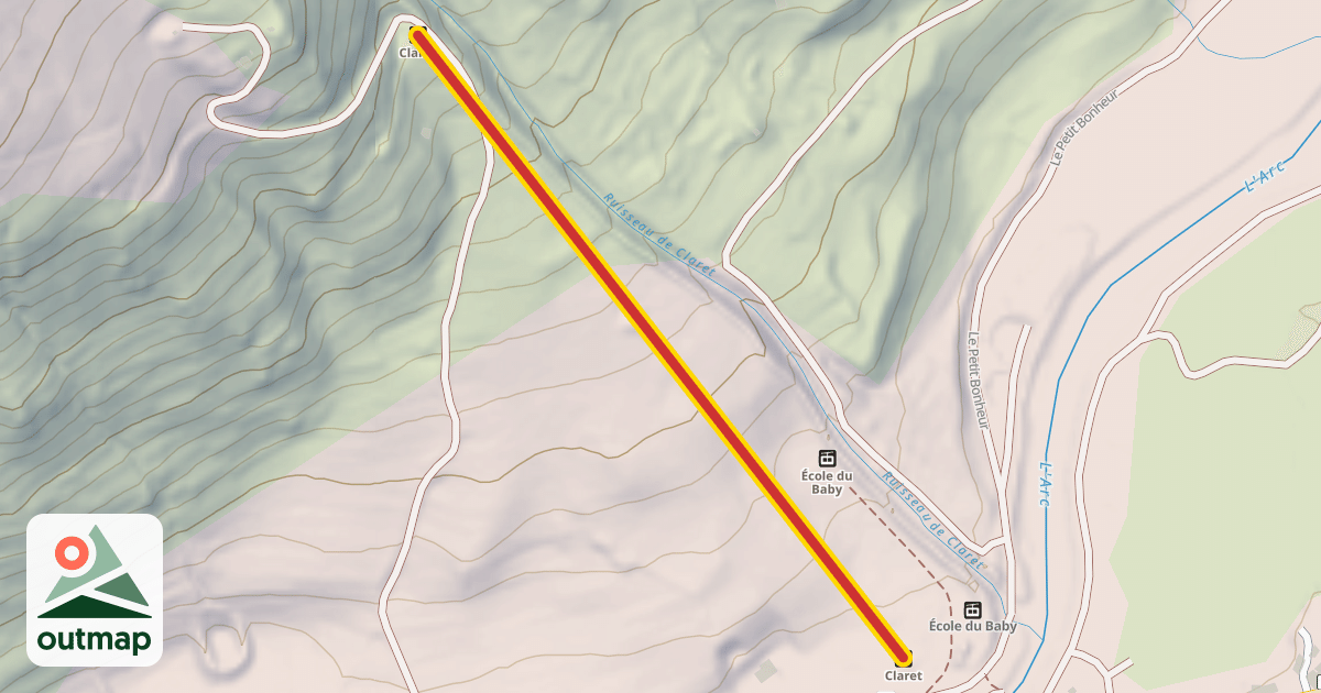 Map of Claret