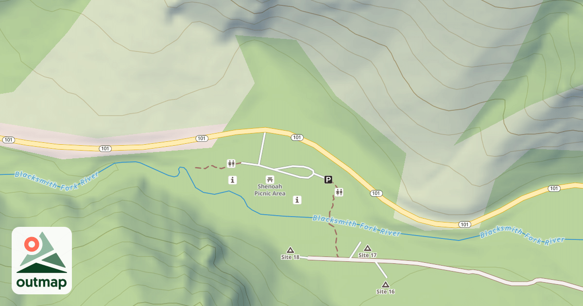 Map of SHENOAH P.A.