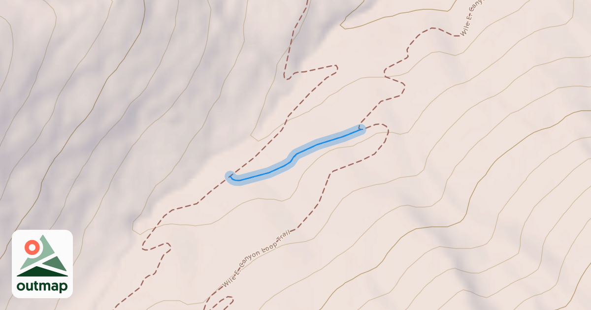 Map of Leghorn Cutoff Trail