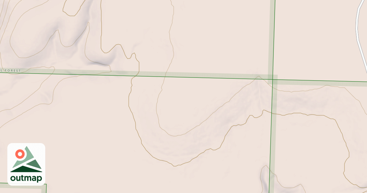 Map of USFS National Forest System Roads {3B453A90-062F-461B-BE39-D15159B1926D}