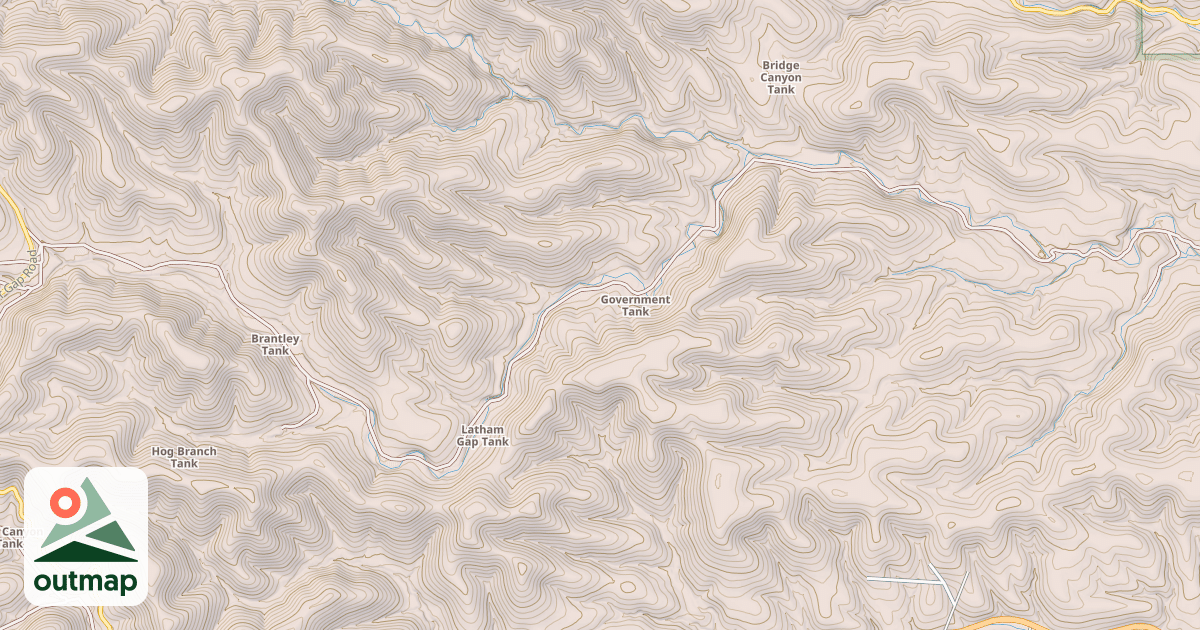 Map of BURNT CAN