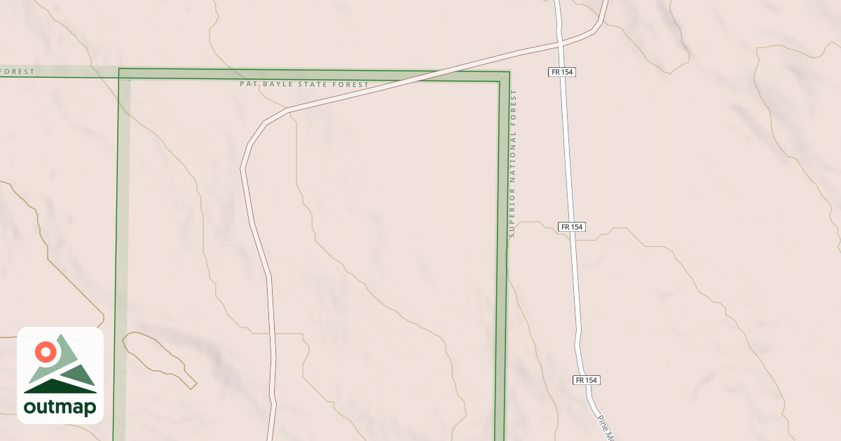 Map of GUNFLINT SNOWMOBILE