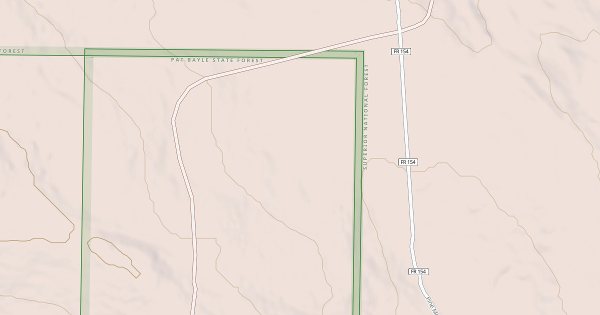 Map preview of GUNFLINT SNOWMOBILE