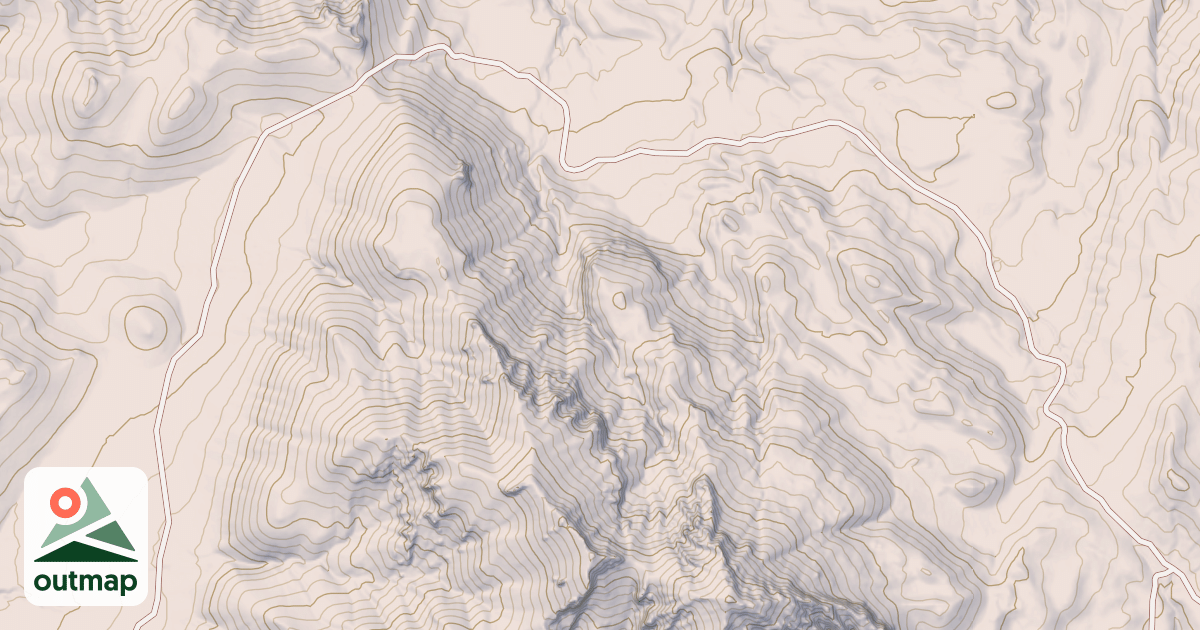 Map of BLIND SPRING