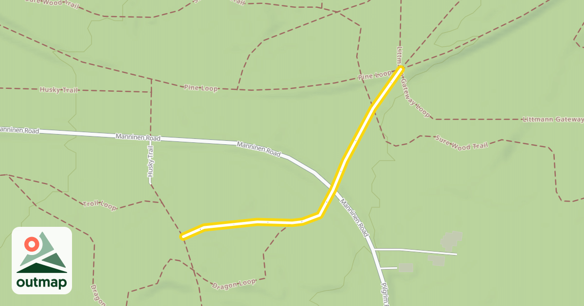 Map of Tecumseh's Trail