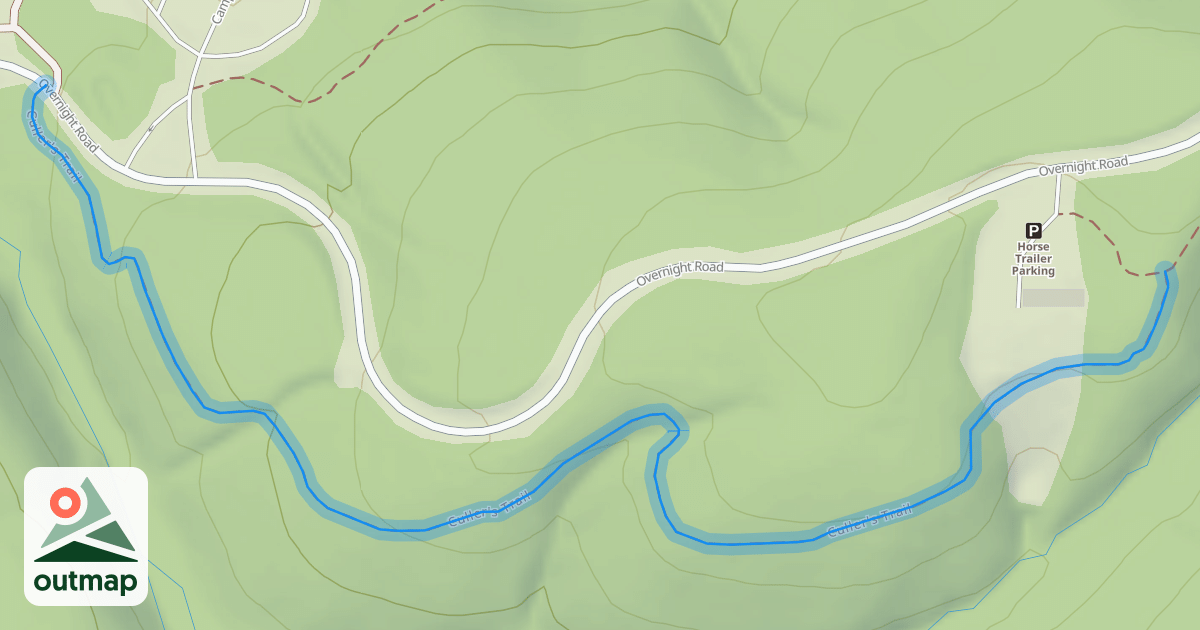 Map of Culler's Trail