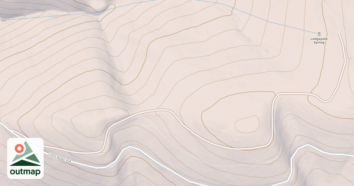 Map of USFS National Forest System Roads {AE12F672-4692-4E85-9989-630401831654}