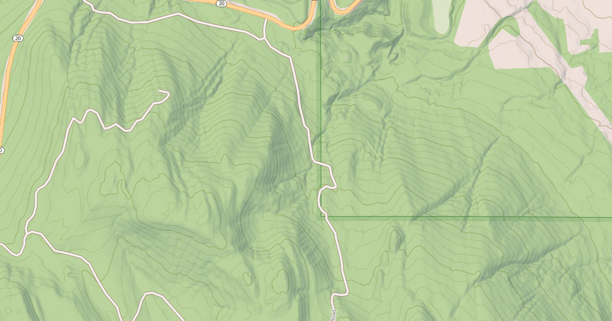 Map preview of USFS Motor Vehicle Use Map Roads {5E9C5129-3502-4DFF-AA5E-C79FB6D665DF}