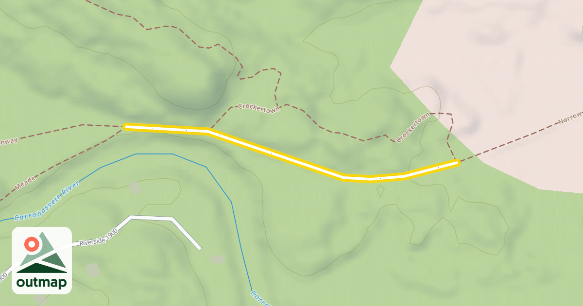 Map of Narrow Gauge Pathway