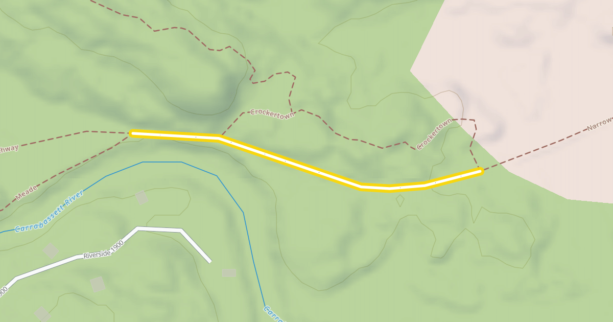 Map preview of Narrow Gauge Pathway
