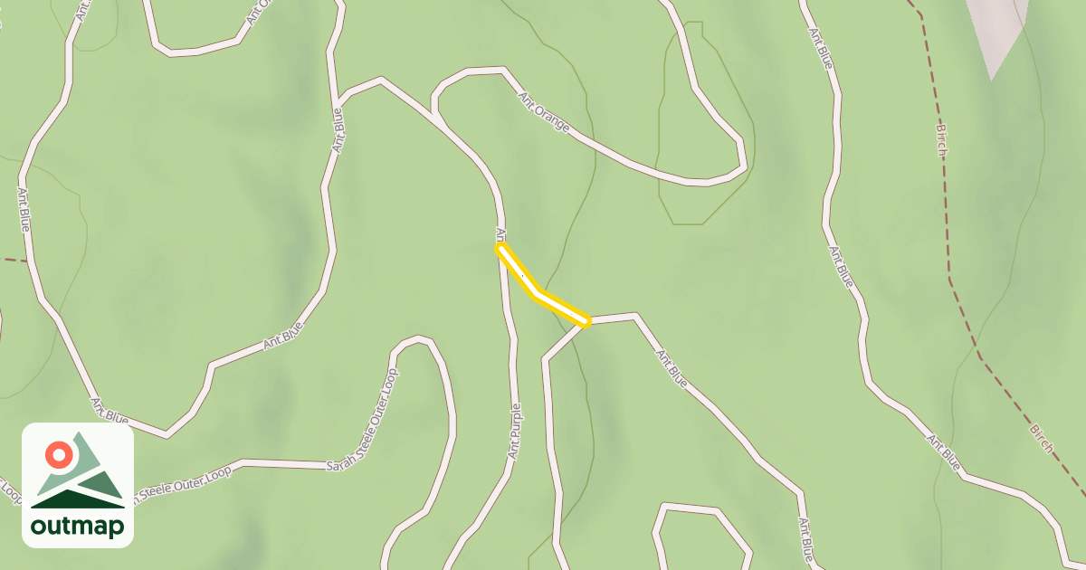 Map of Ant Blue