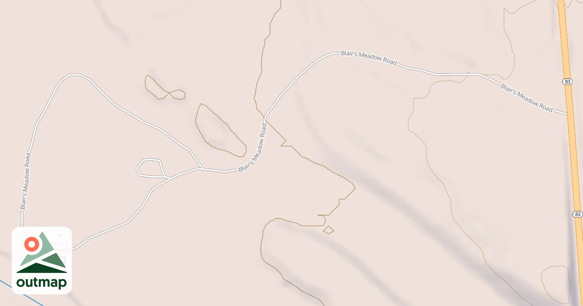 Map of BLAIR'S MEADOW