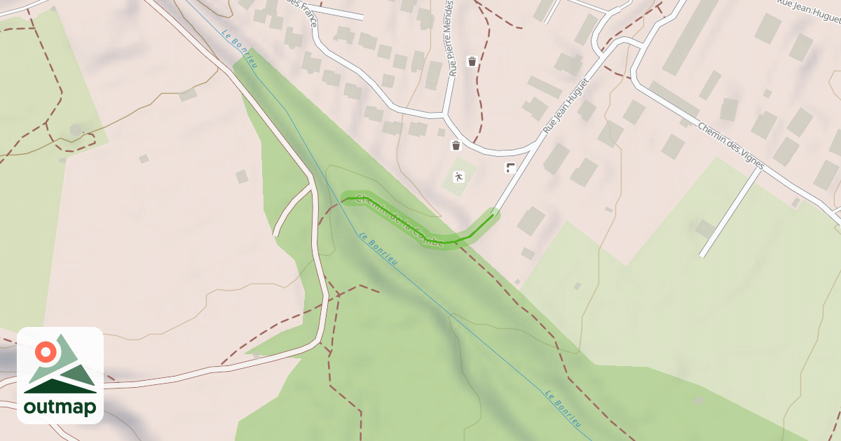 Map of Chemin de la Combe