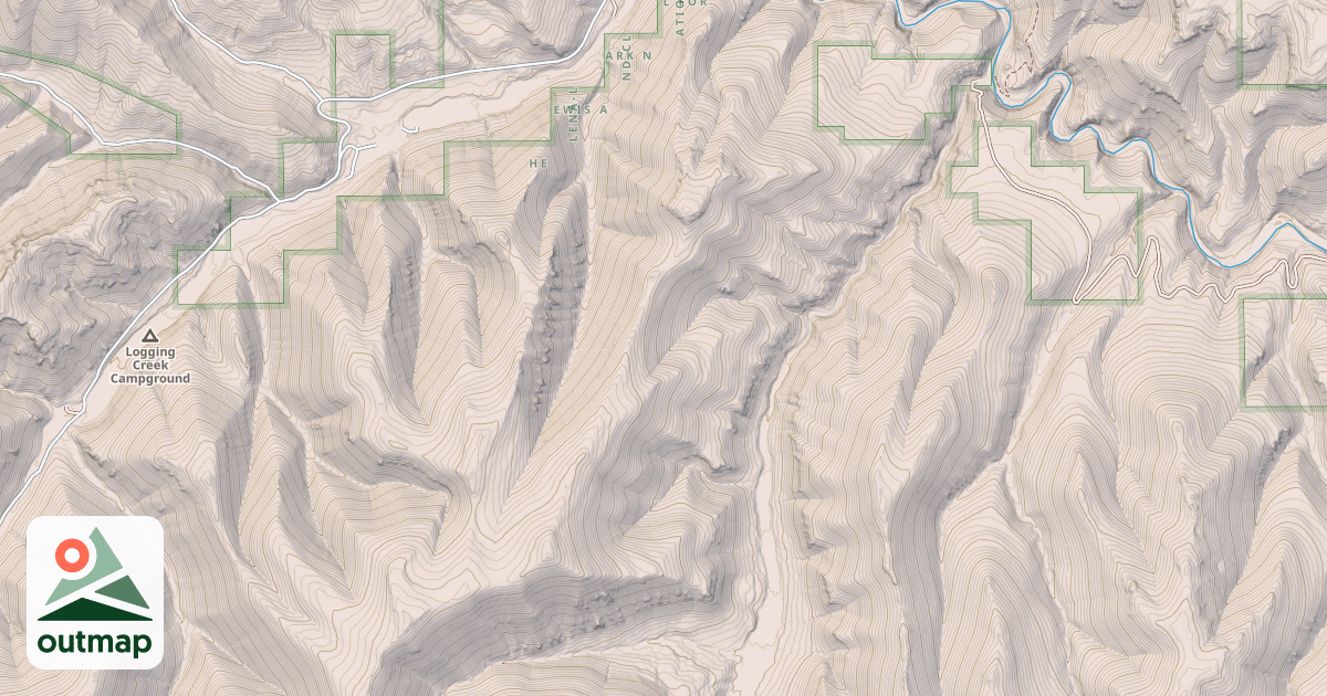 Map of TOBINS GULCH