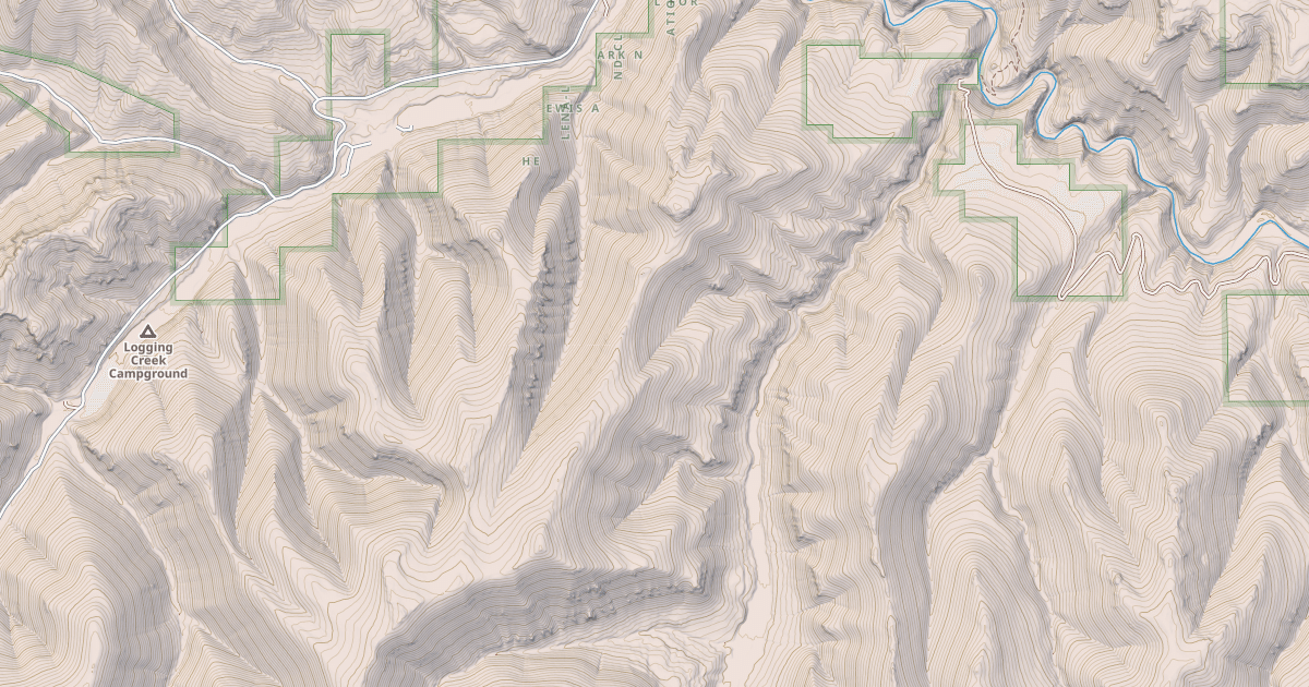 Map preview of TOBINS GULCH