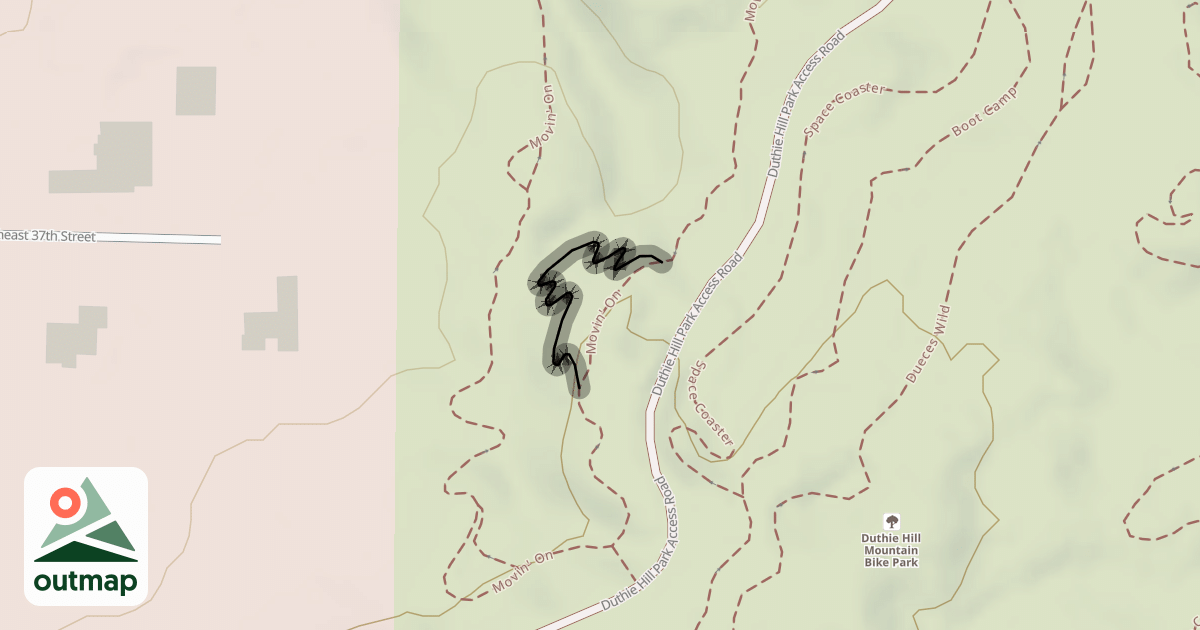 Map of Cuss Hollow