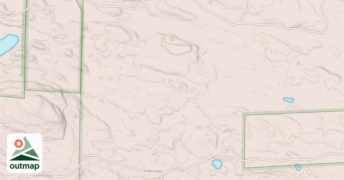 Map of BRULE RIVER SPUR C