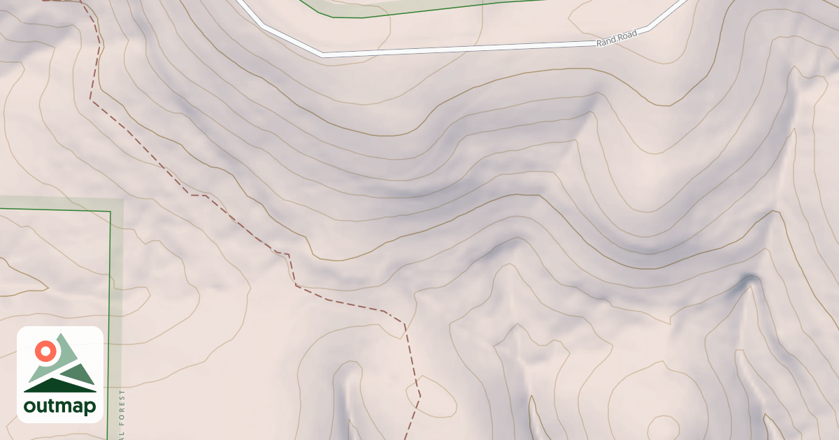 Map of USFS Motor Vehicle Use Map Roads {99B903D7-2F8F-47BF-B16B-8D96DD283B33}