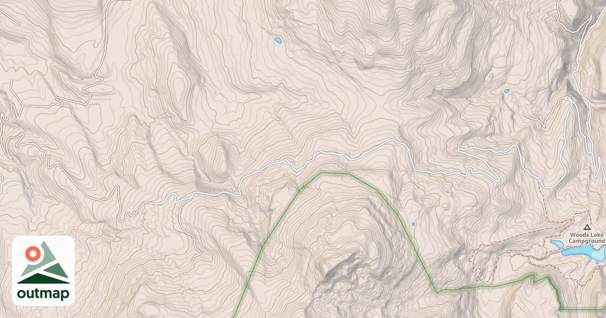 Map of FALL CREEK