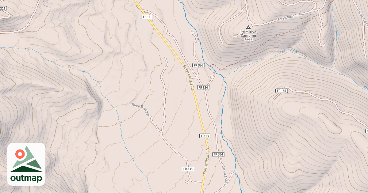 Map of USFS National Forest System Roads {A541F253-0151-497A-8BE1-24DDEA2E0778}