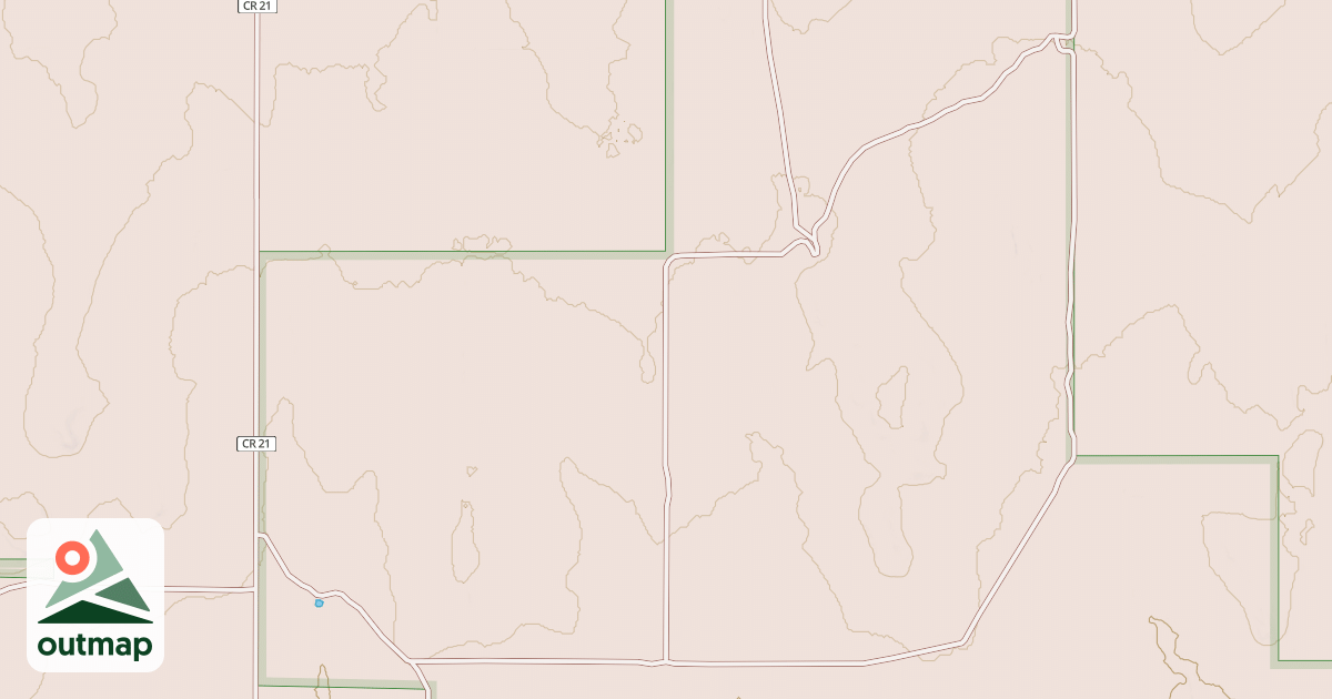 Map of TWO ROCK