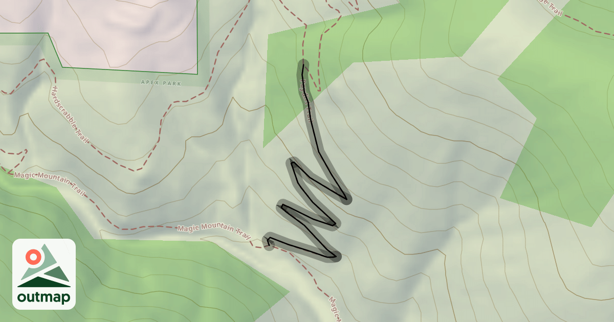 Map of Paydirt Trail