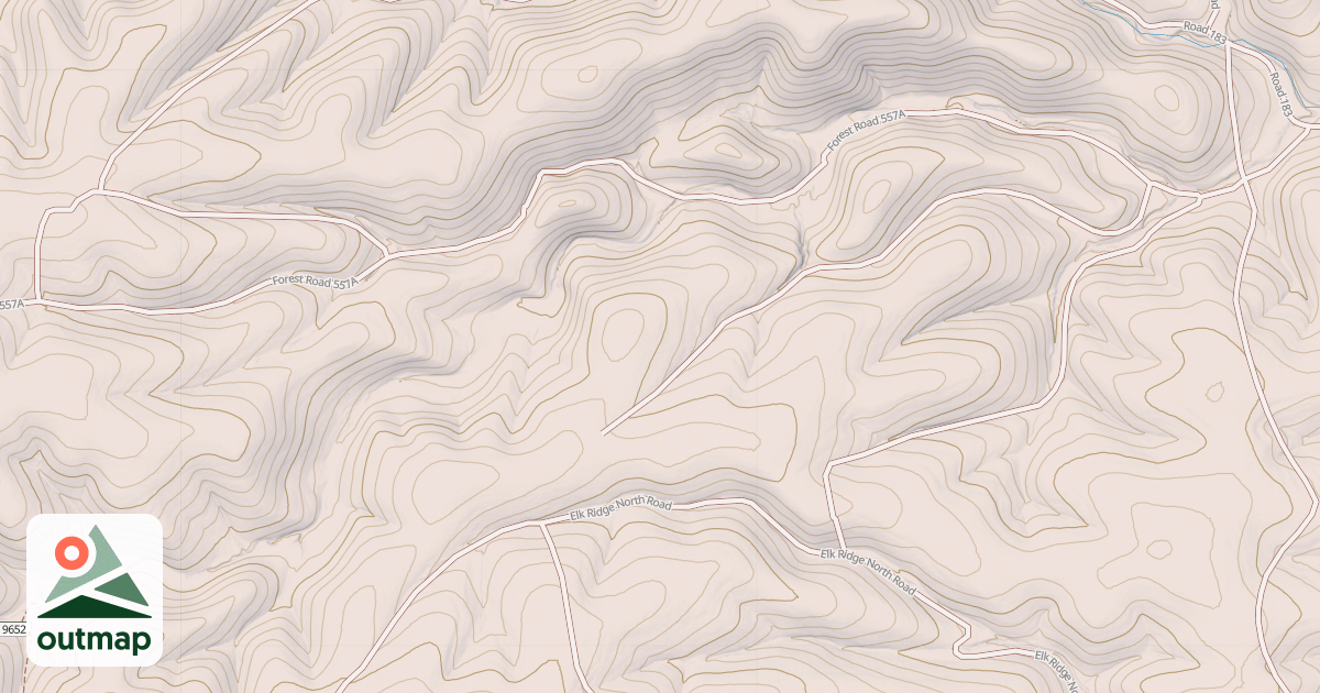 Map of PINON LONG