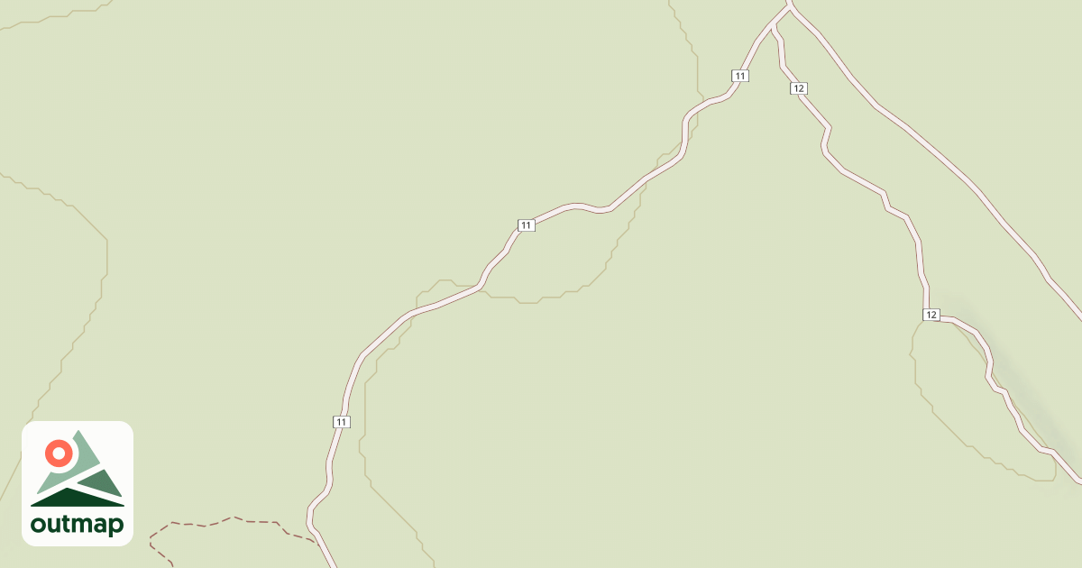 Map of Cline Buttes Tr 11