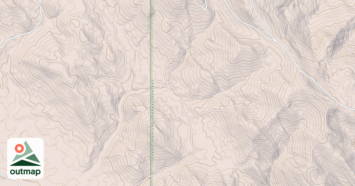 Map of SOUTH FORK LAVA CREEK