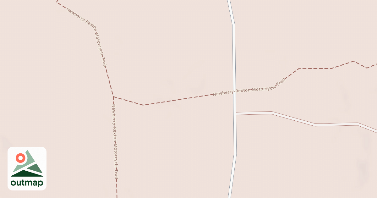 Map of Newberry-rexton Motorcycle Trail
