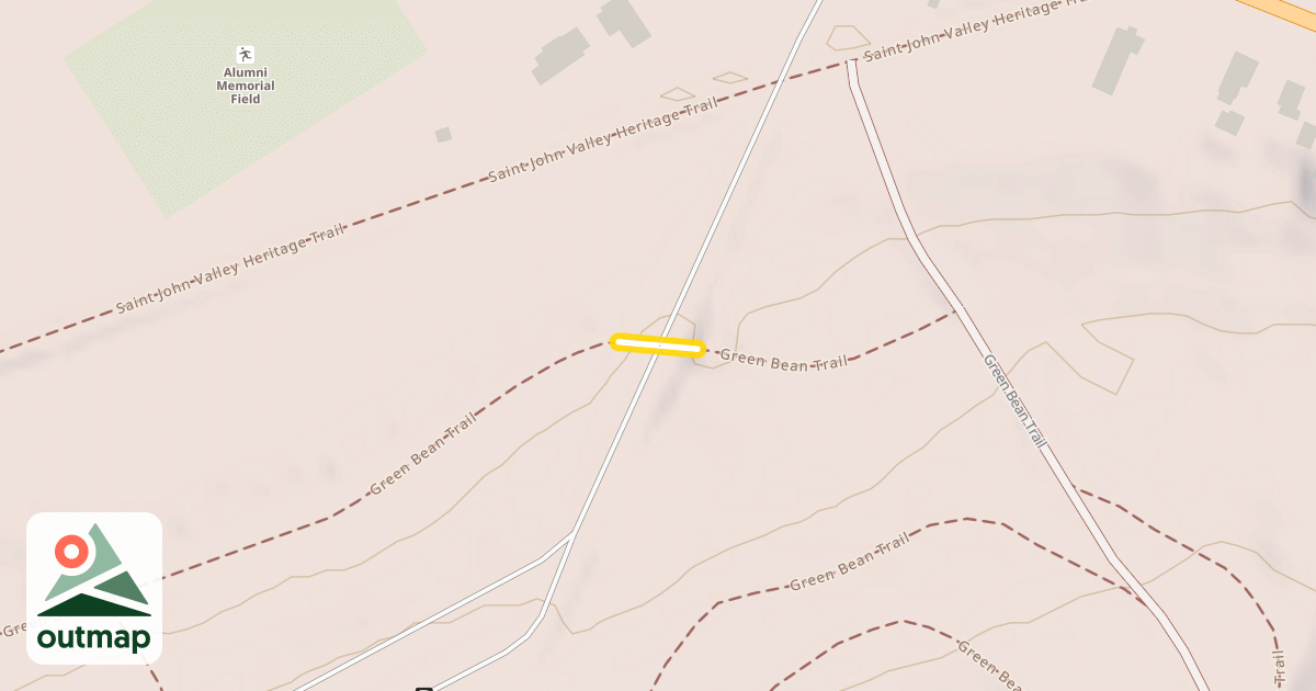 Map of Green Bean Trail