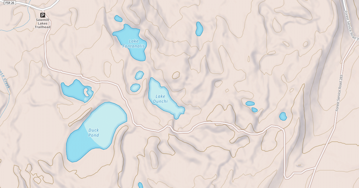Map preview of DUCK POND