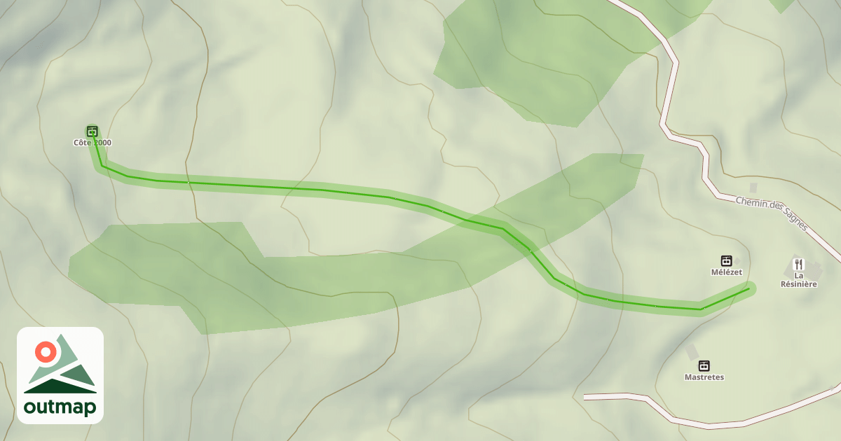 Map of La Traverse