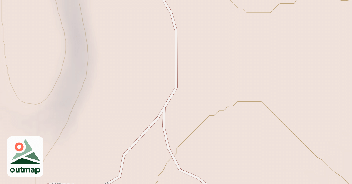 Map of Diamond Flat