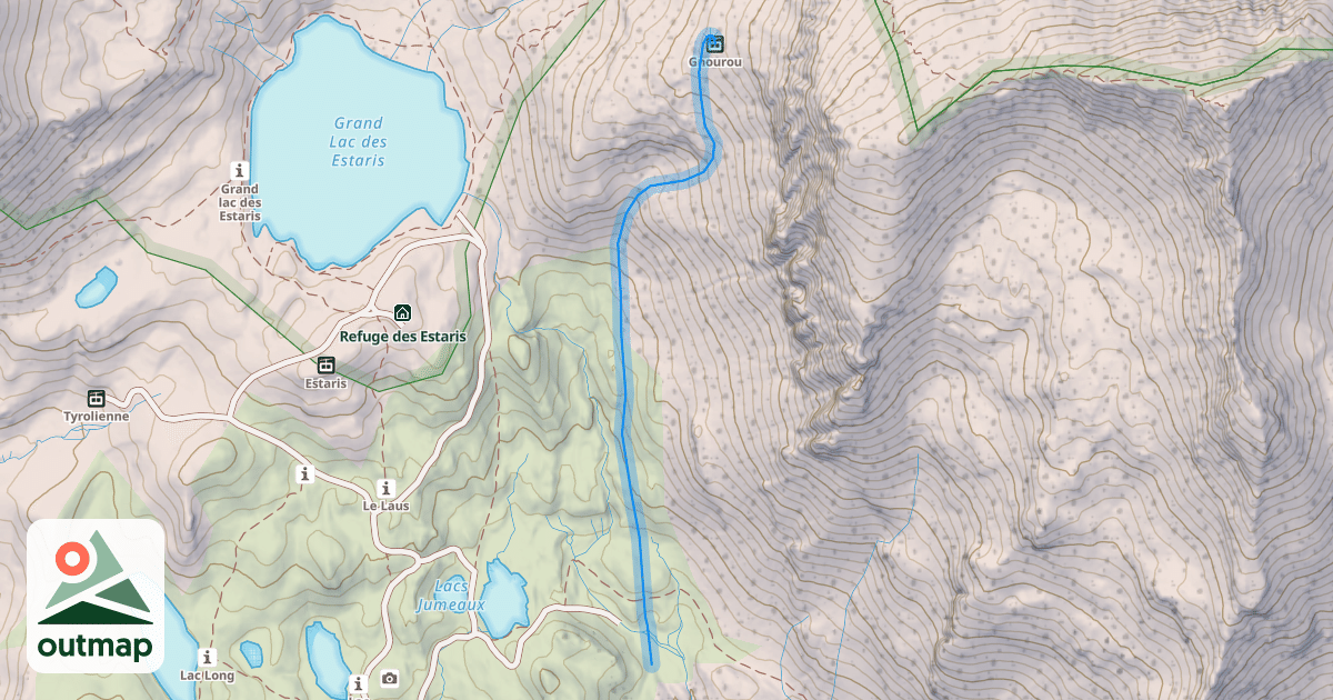 Map of Les Jalabres