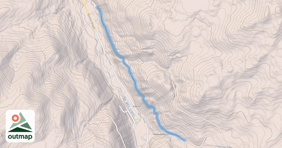Map of Chessman Road