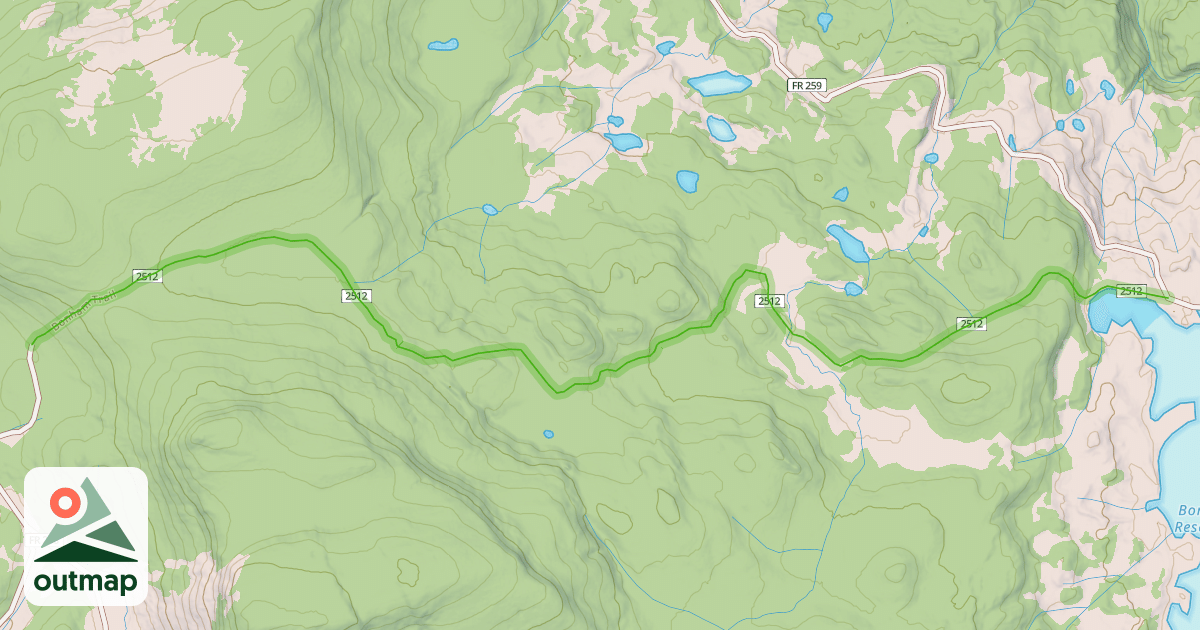 Map of Bonham Trail