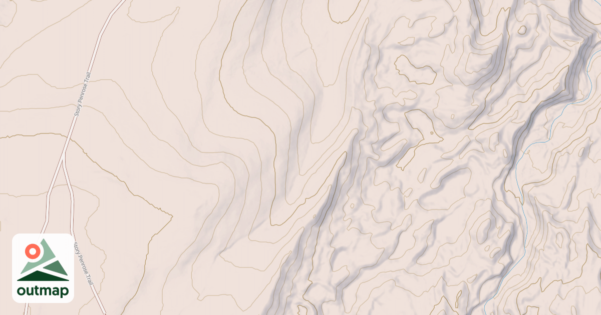 Map of South Piney