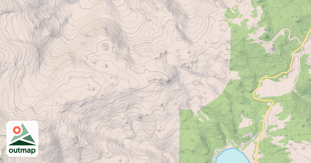 Map of BLUE RIDGE