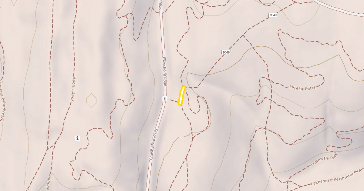 Map preview of Buzz Saw East Trail
