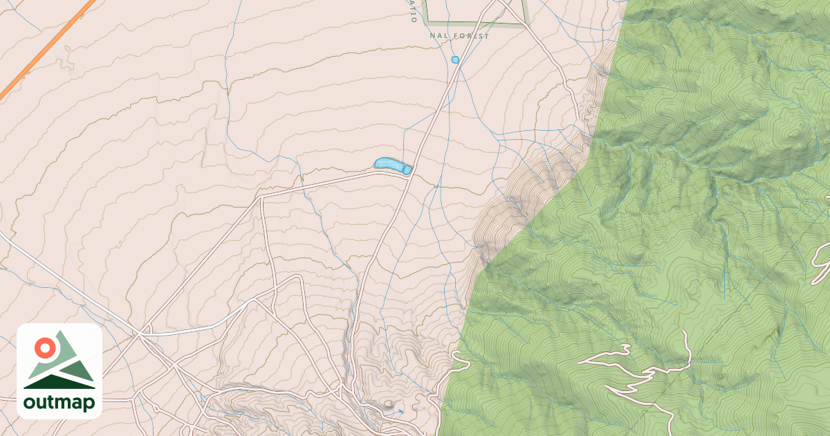 Map of USFS Motor Vehicle Use Map Roads {C0A2DE29-8437-4B12-BA26-0F15EBC5BE54}