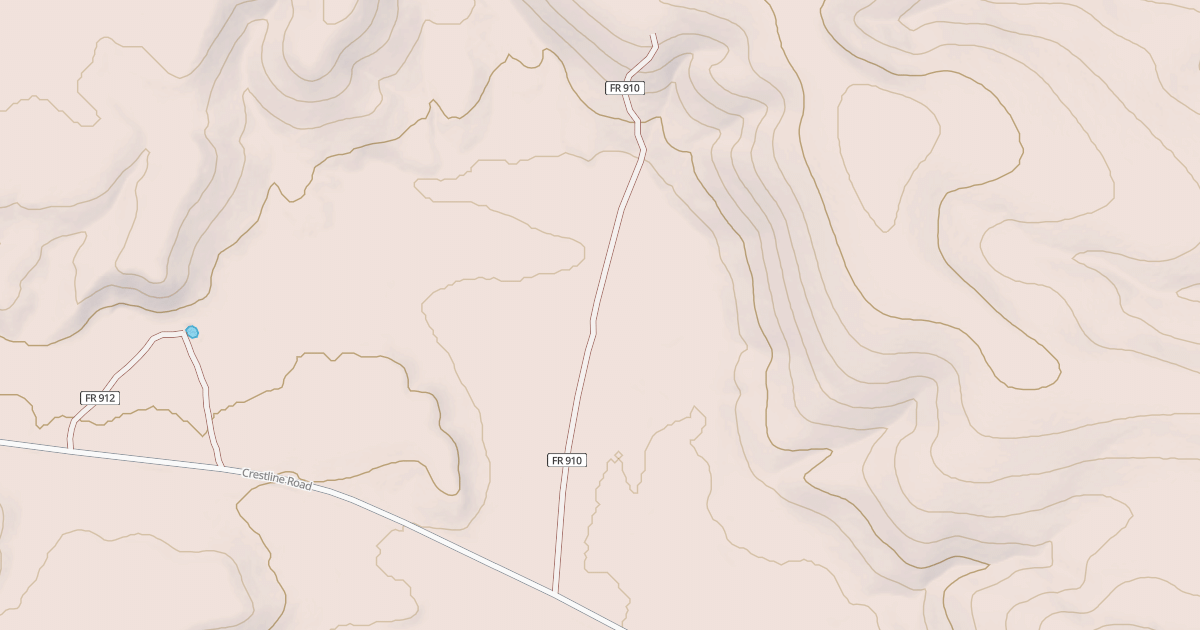 Map preview of USFS National Forest System Roads {01B21743-A1D6-4E26-BC34-7E0E6657EA4F}