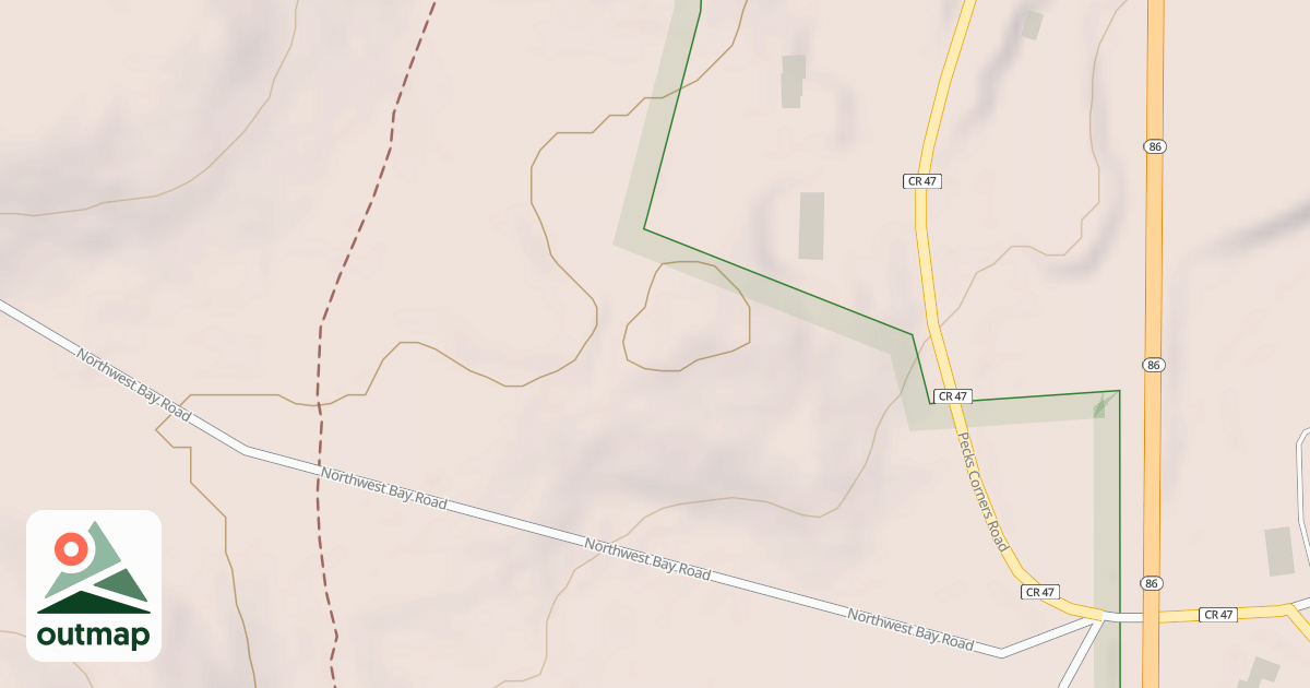 Map of Lake Colby By Pass