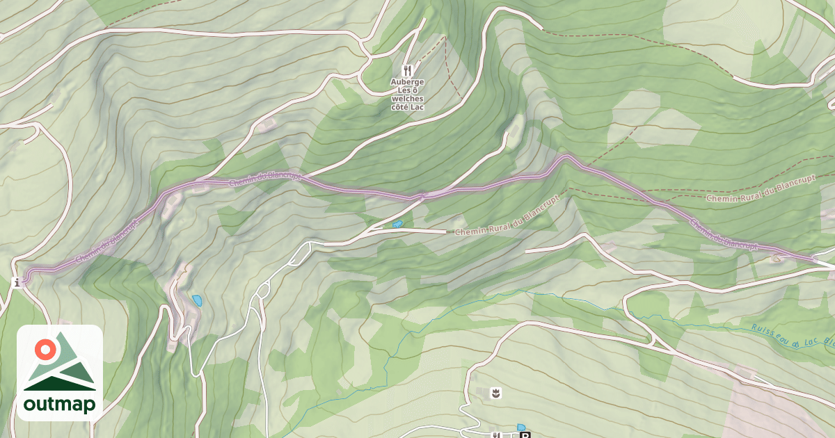 Map of Chemin du Blancrupt