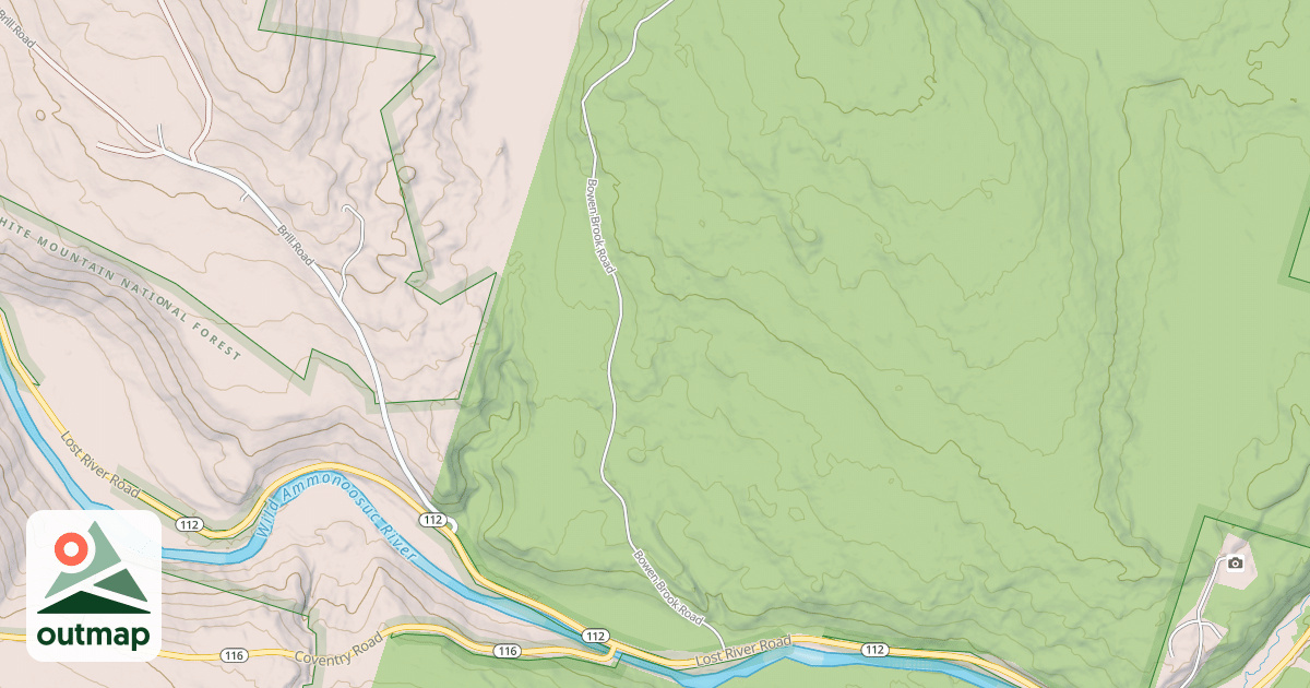 Map of BOWEN BROOK