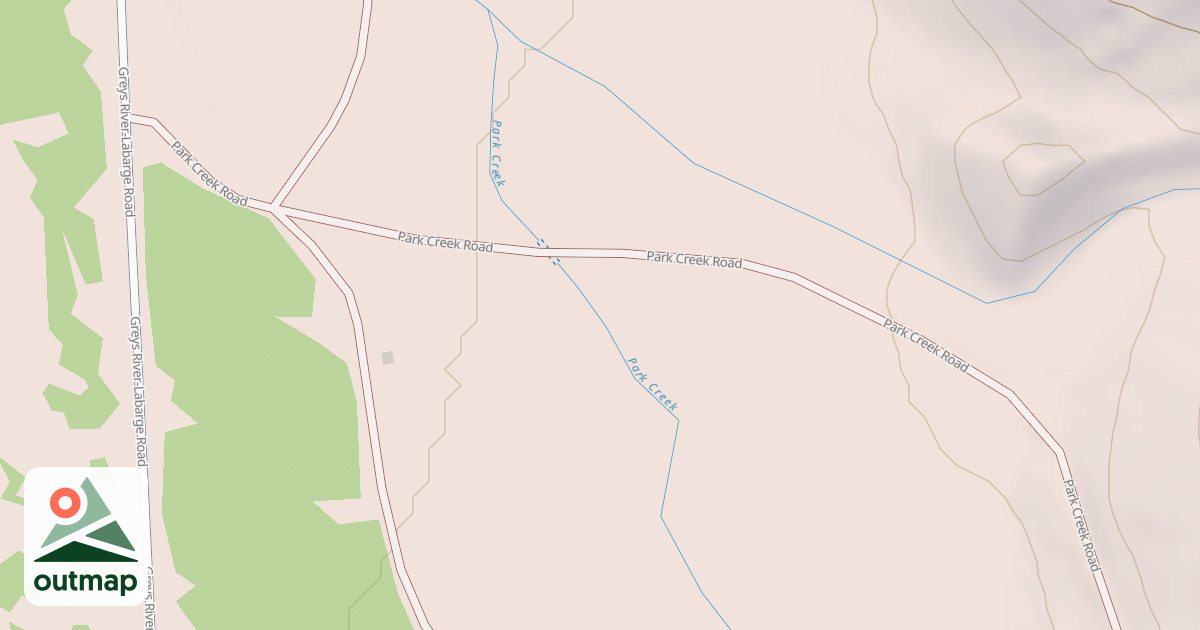 Map of PARK CREEK